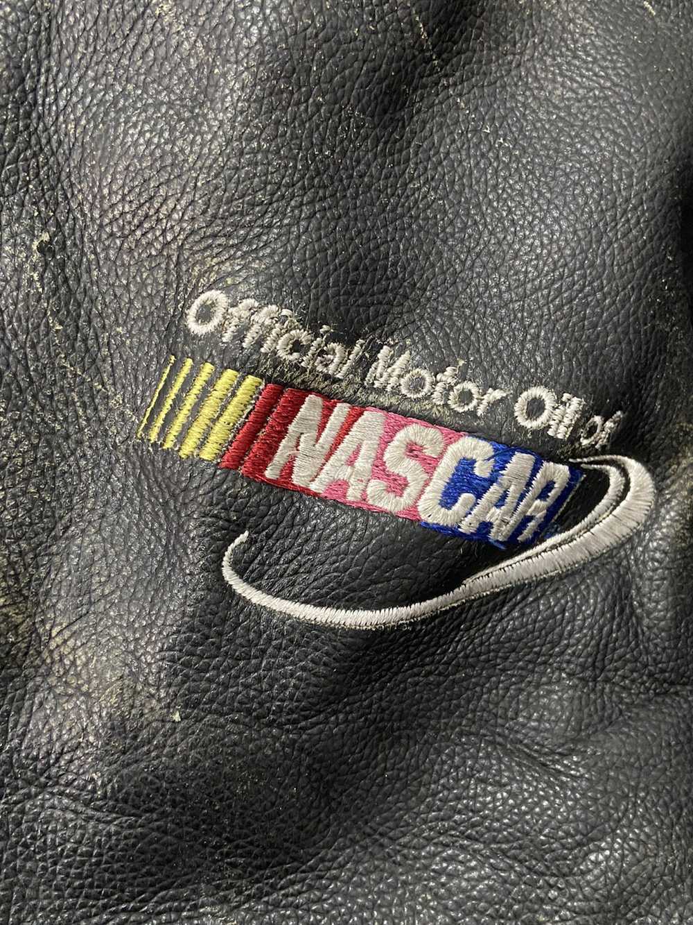 NASCAR × Racing × Varsity Jacket Mobil One Racing… - image 5