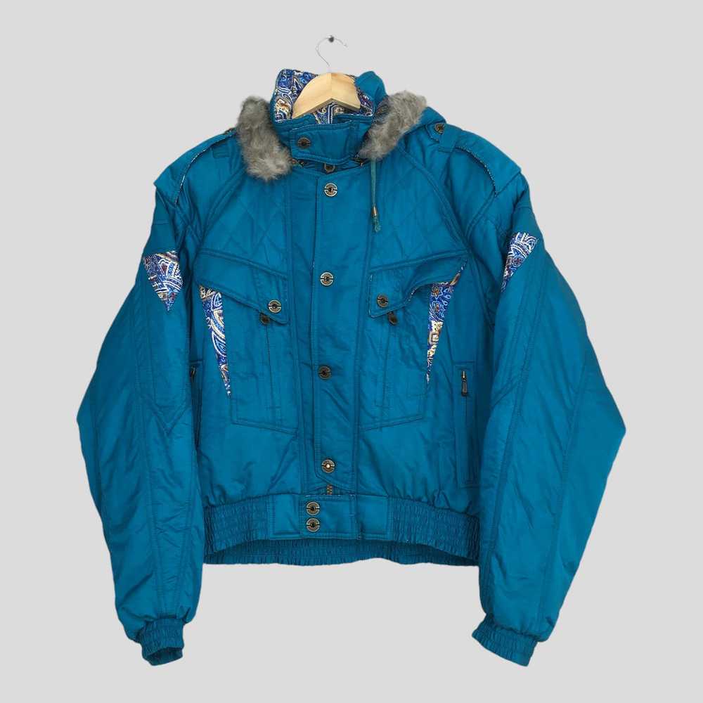 Bomber Jacket × Ski × Vintage Vintage 90's Windex… - image 1