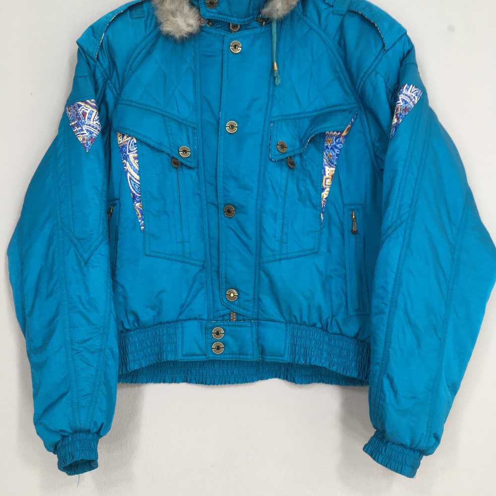 Bomber Jacket × Ski × Vintage Vintage 90's Windex… - image 3