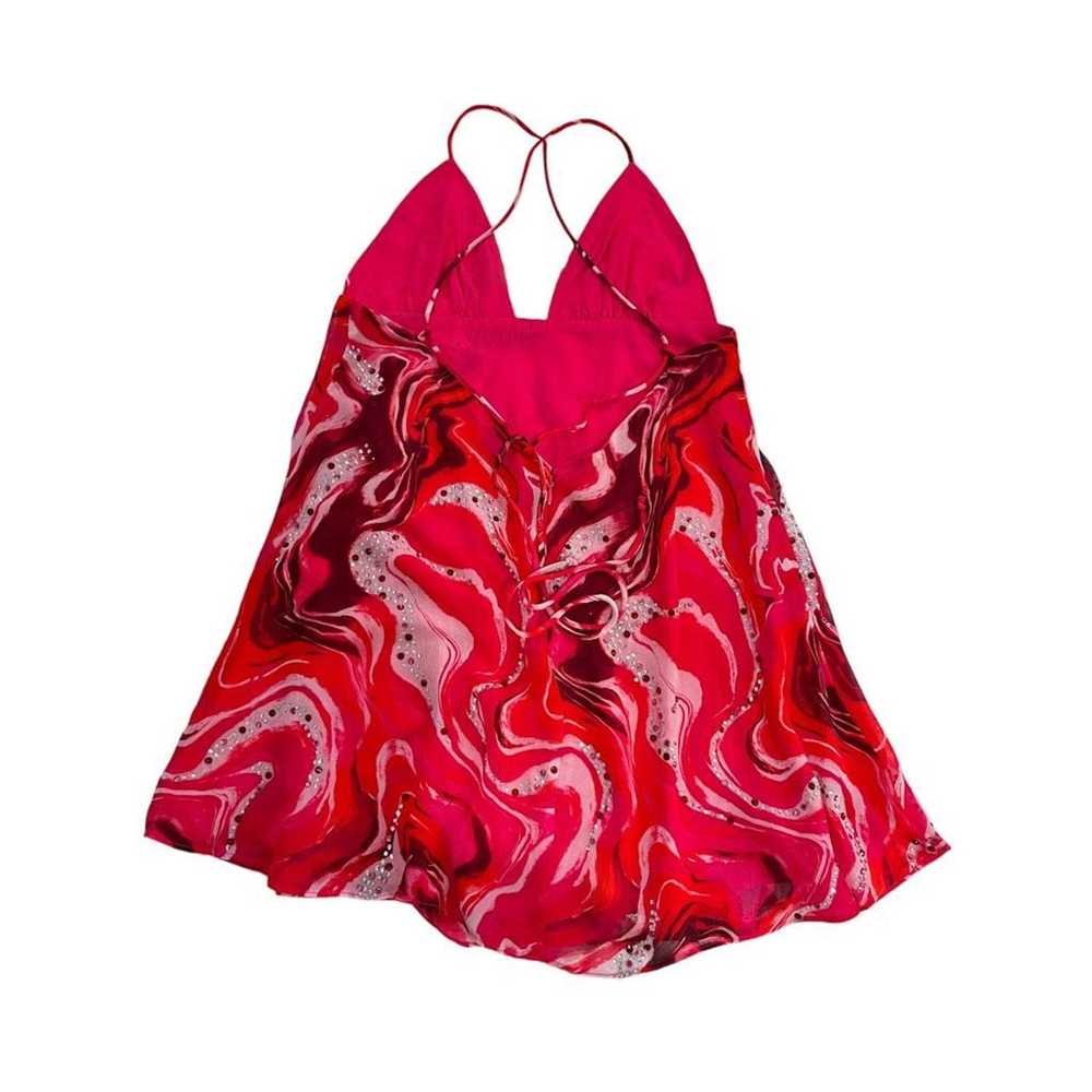 Other h:ours Dionne Mini Dress in Red Swirl Print - image 5