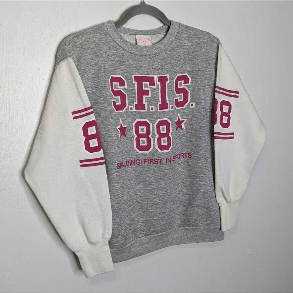 Spalding VTG '88 Spalding Crewneck Sweatshirt Spo… - image 7