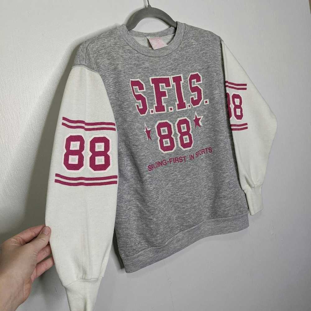 Spalding VTG '88 Spalding Crewneck Sweatshirt Spo… - image 8