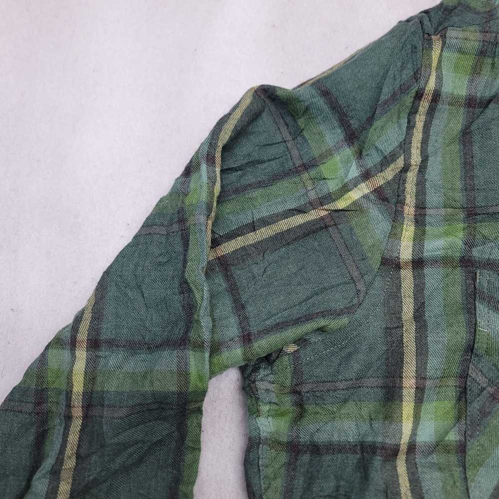 Hurley Hurley Madras Flannel Shirt Mens Size Larg… - image 4