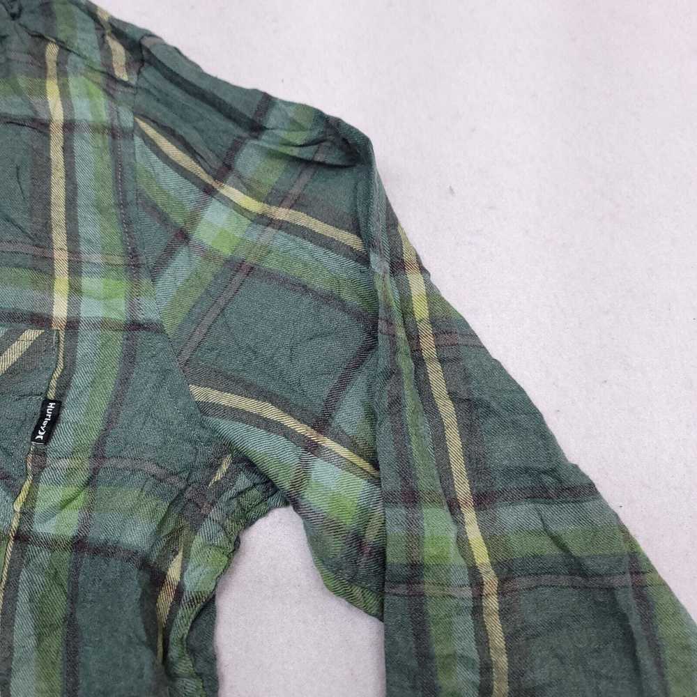 Hurley Hurley Madras Flannel Shirt Mens Size Larg… - image 5