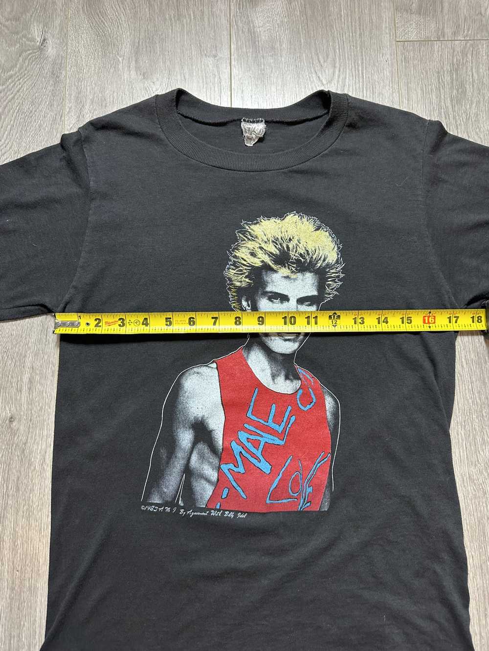 Band Tees × Vintage Vintage 1983 Billy Idol Tour … - image 8