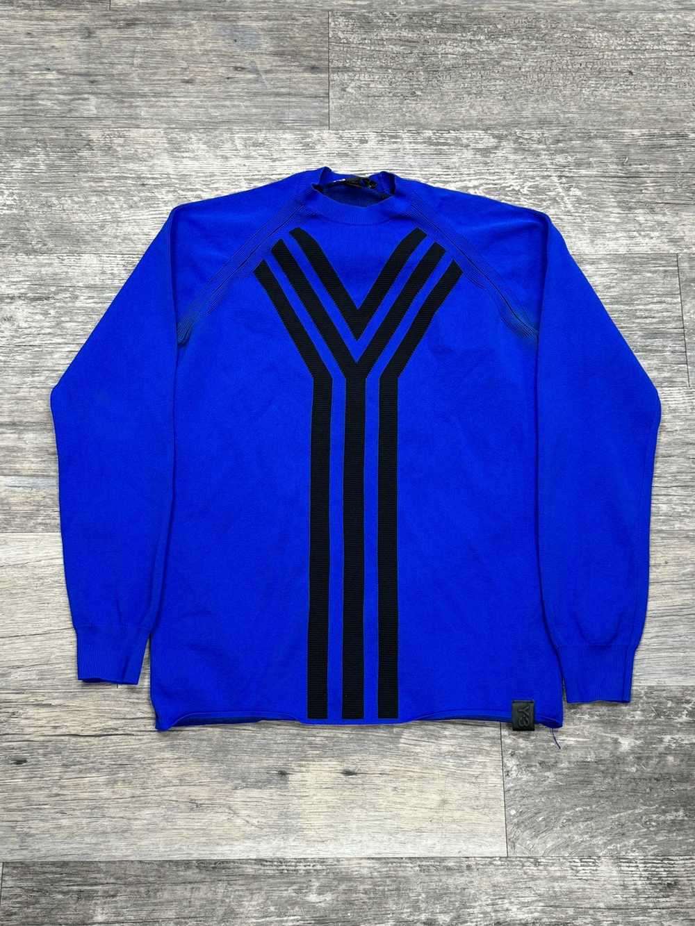 Y-3 × Yohji Yamamoto Y-3 Blue Knit Long Sleeve - image 1