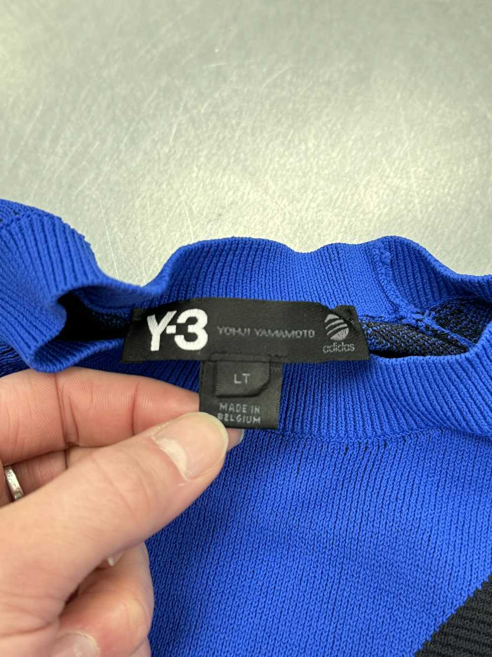 Y-3 × Yohji Yamamoto Y-3 Blue Knit Long Sleeve - image 7