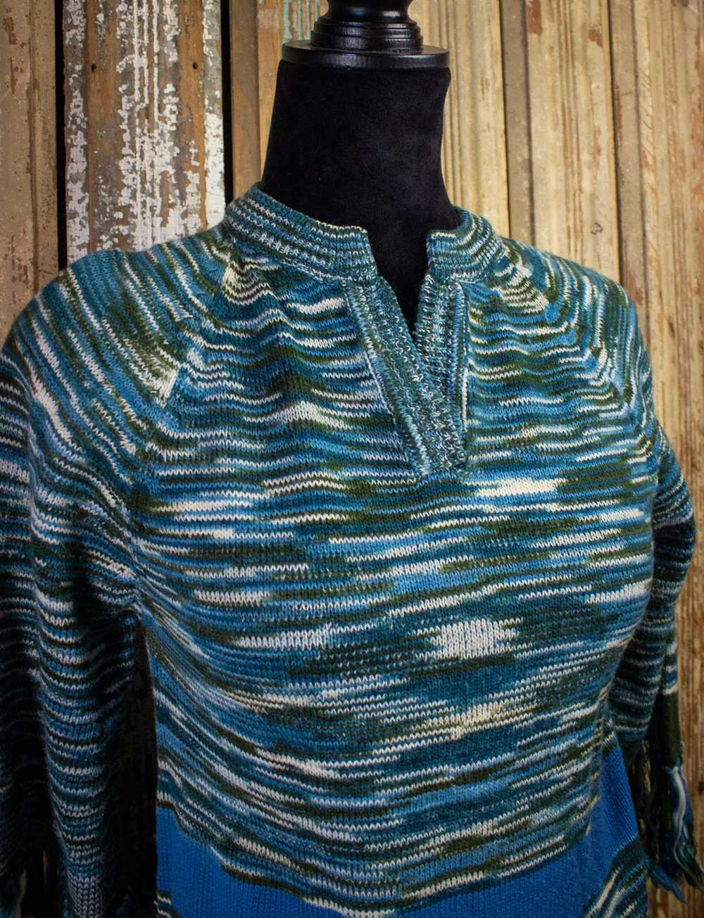 Vintage Vintage Pullover Fringe Sweater 70s - image 3