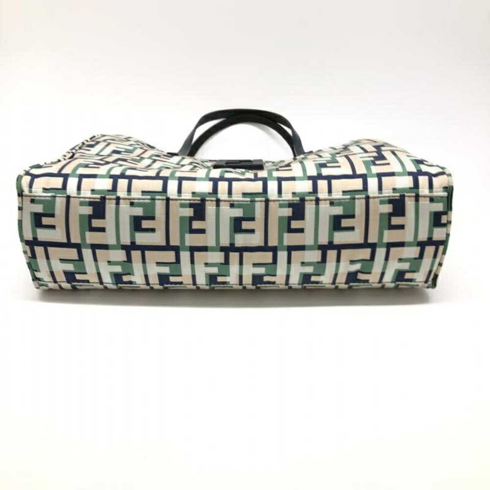 Fendi FENDI Zucca pattern leather x nylon handbag… - image 3