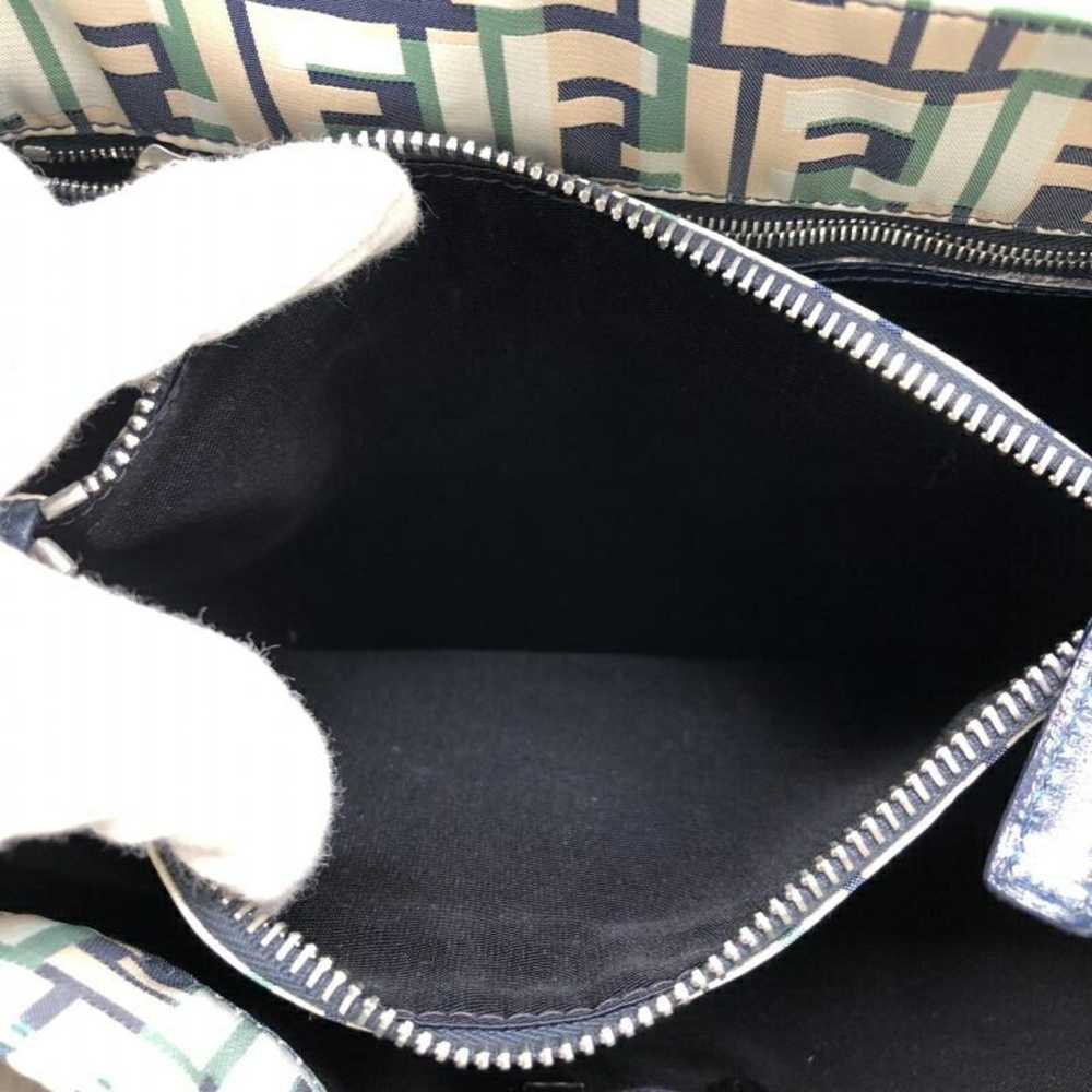 Fendi FENDI Zucca pattern leather x nylon handbag… - image 5