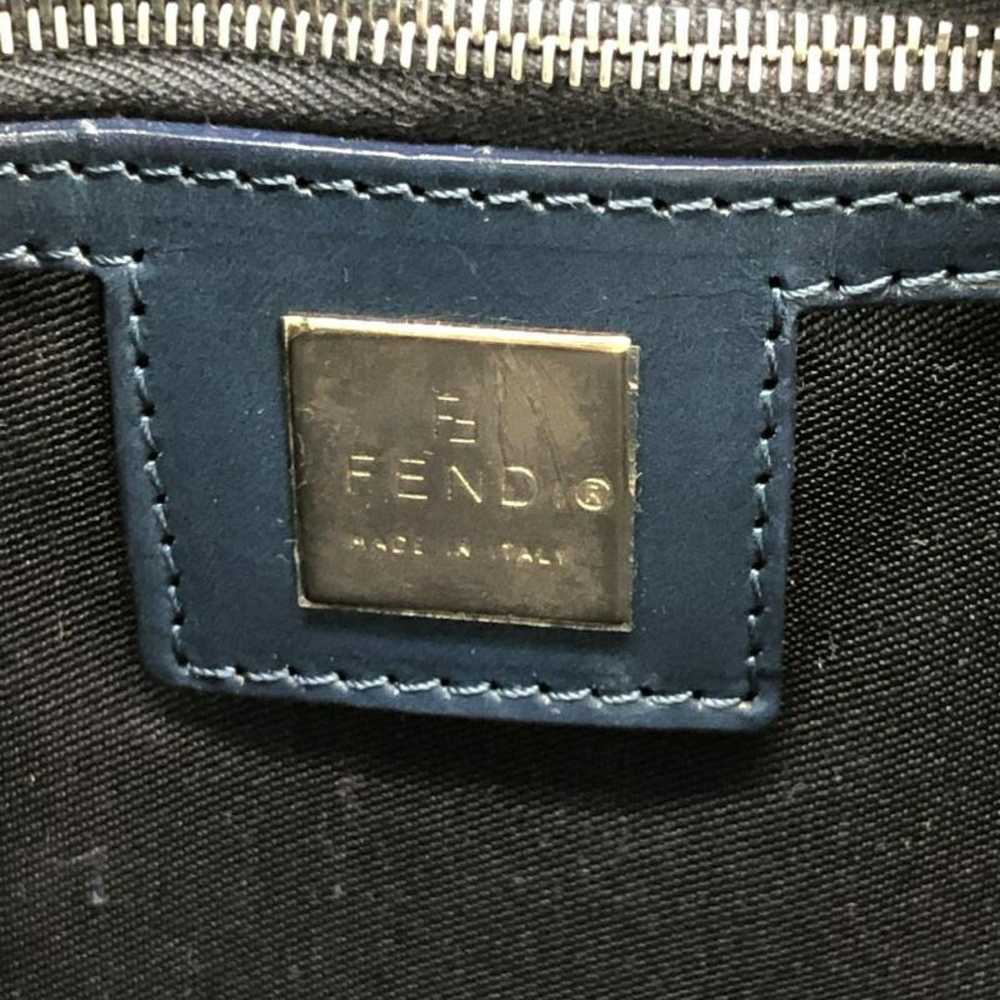 Fendi FENDI Zucca pattern leather x nylon handbag… - image 6