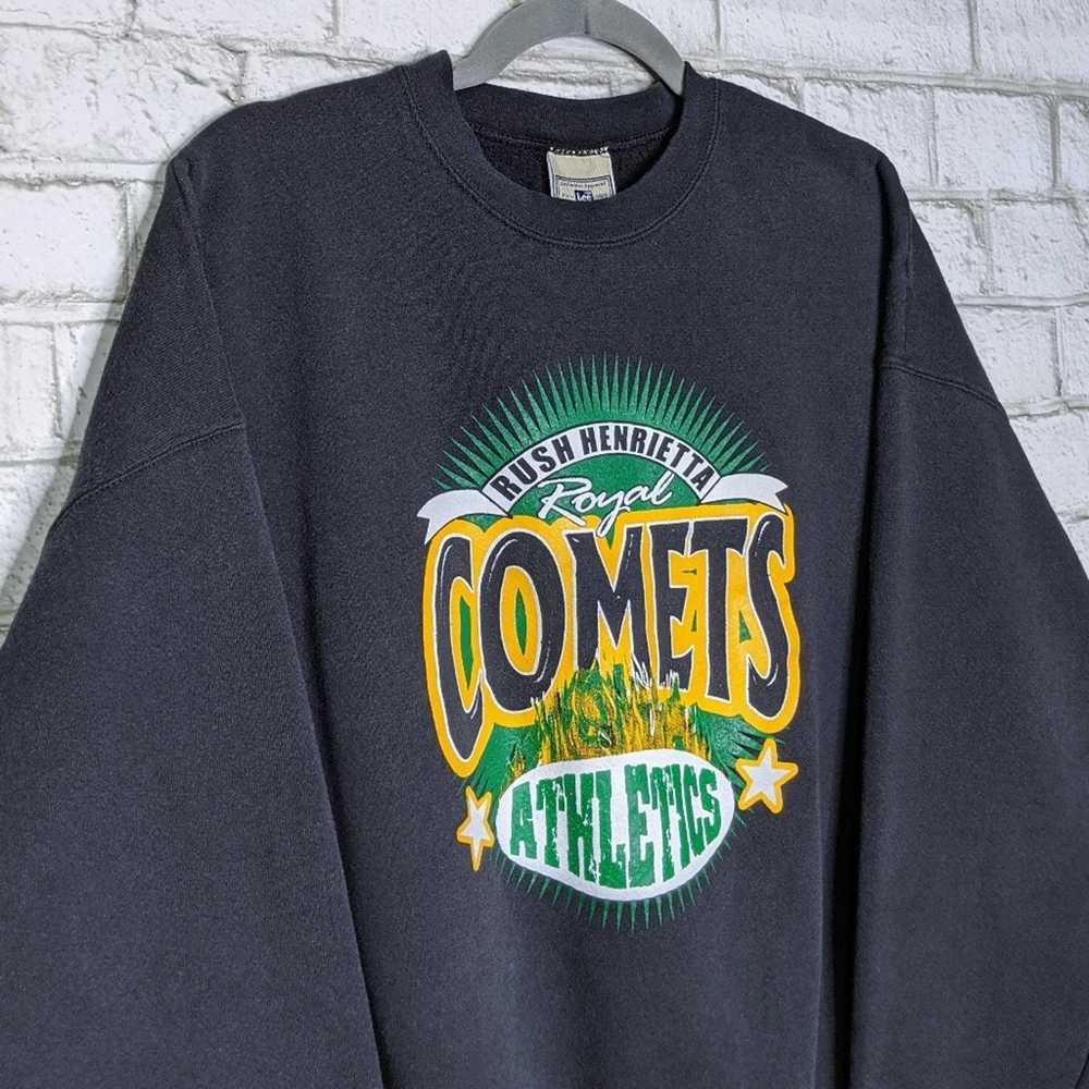 Vintage Vtg Rush Henrietta Royal Comets Crewneck … - image 5