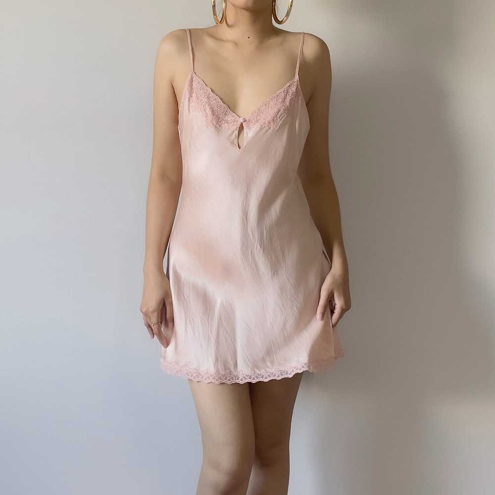 Victoria's Secret × Vintage Vintage VS Pink Silk … - image 3