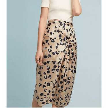 Hutch leopard midi skirt sale