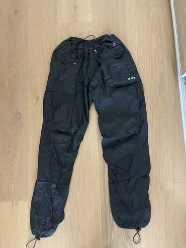 032c 032C BLACK NYLON CARGO PANTS - image 1