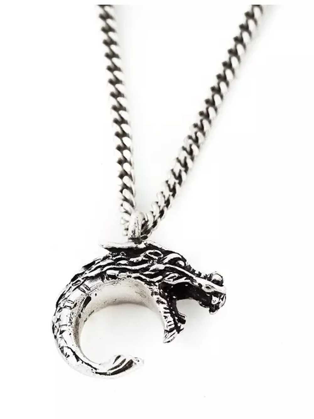 Saint Laurent Paris Rare Dragon Pendant Necklace - image 1