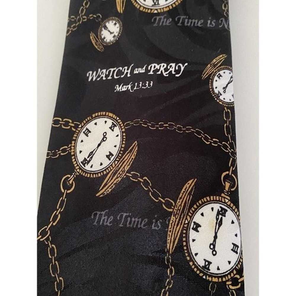 Vintage Appointed Apparel Watch and Pray Black Go… - image 3