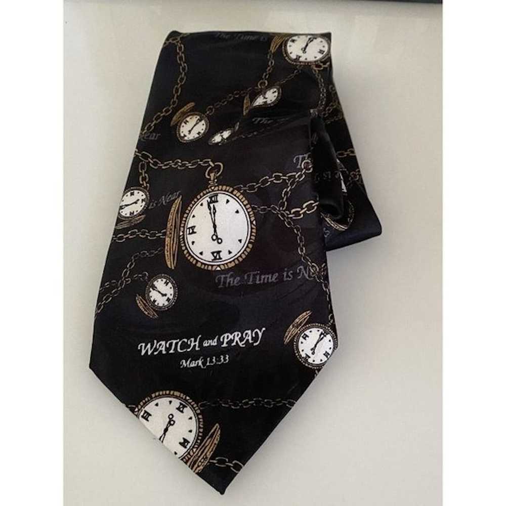 Vintage Appointed Apparel Watch and Pray Black Go… - image 6