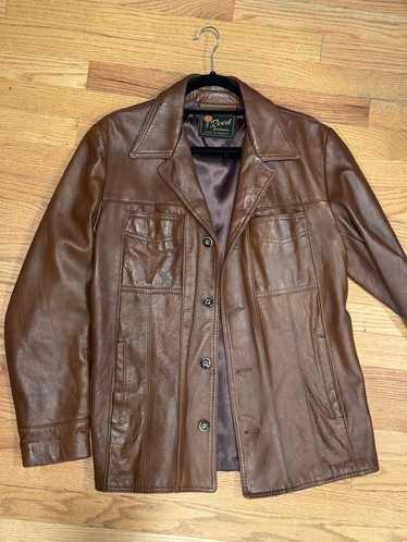 Leather jacket × sportswear - Gem