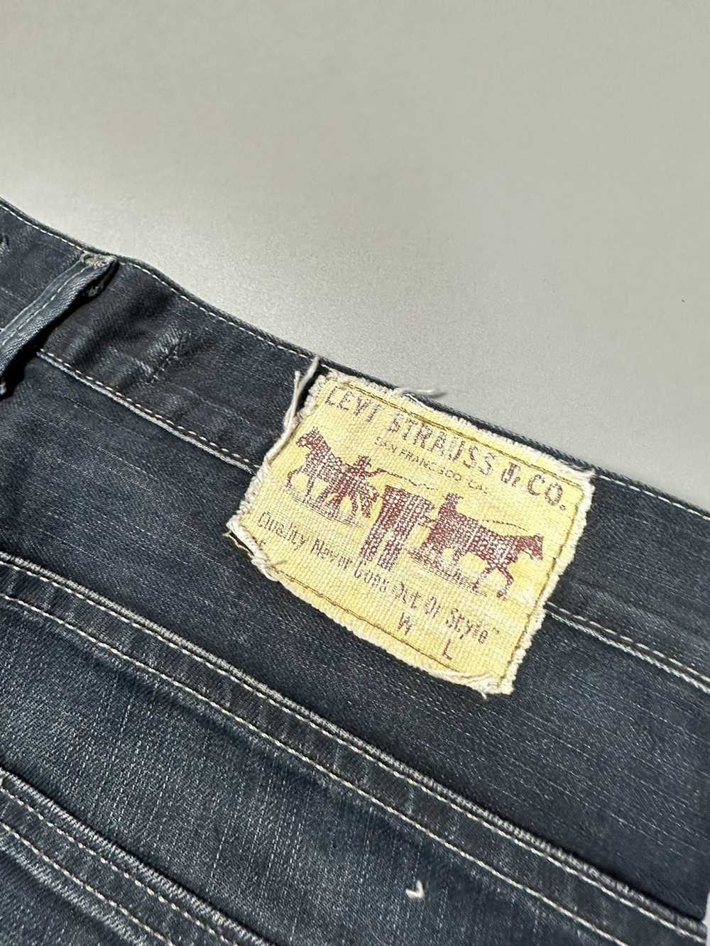 Distressed Denim × Jean × Levi's Vintage Blue str… - image 6