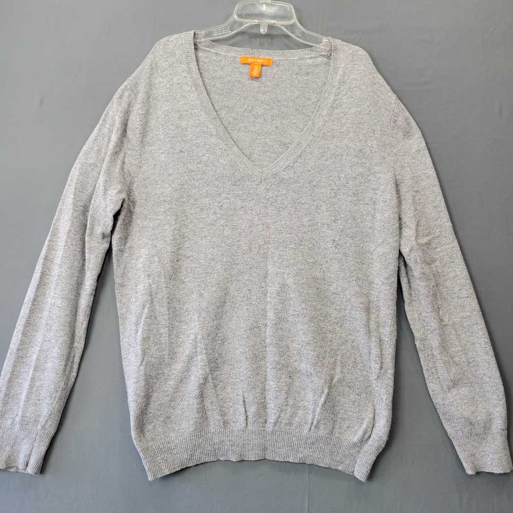 Joe Fresh Joe Fresh Women Sweater Size L Gray Coz… - image 1