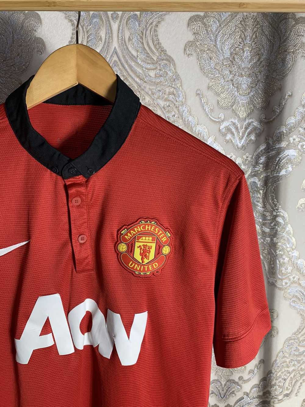 Manchester United × Nike × Soccer Jersey VINTAGE … - image 2