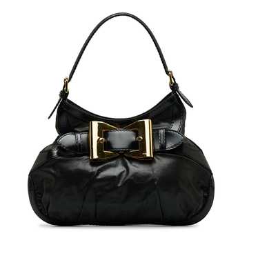 Gucci Gucci Leather Dialux Queen Hobo Bag - image 1