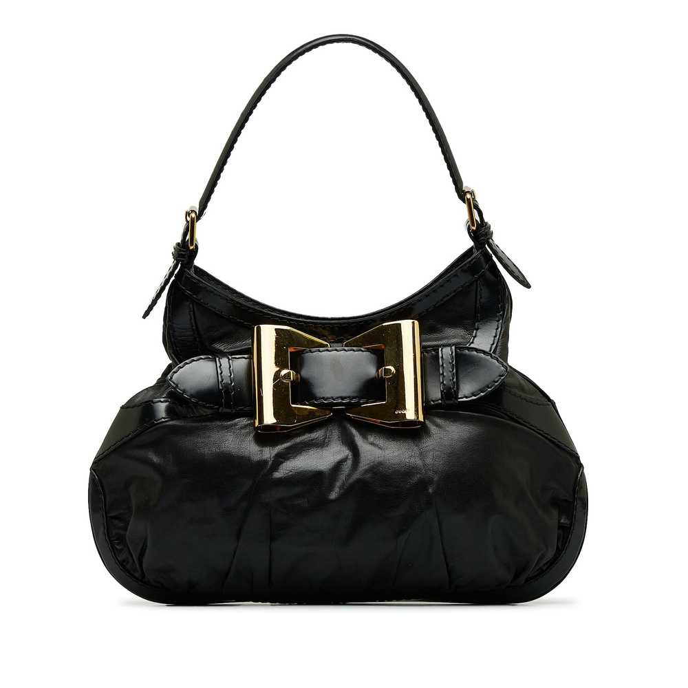 Gucci Gucci Leather Dialux Queen Hobo Bag - image 2