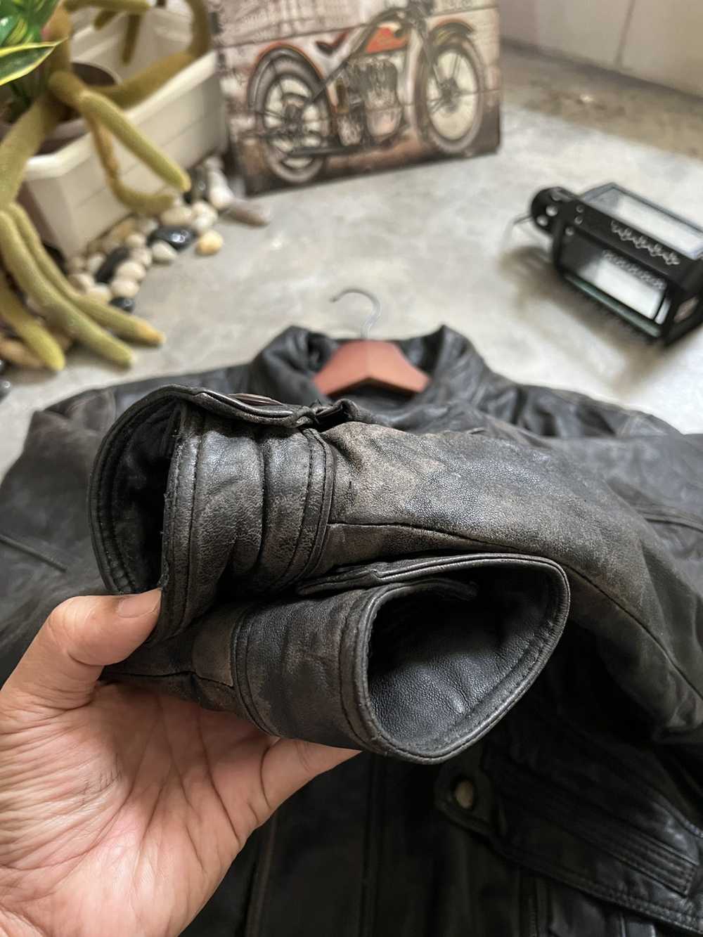 Leather Jacket × Streetwear × Vintage VTG 🖤 Vint… - image 11