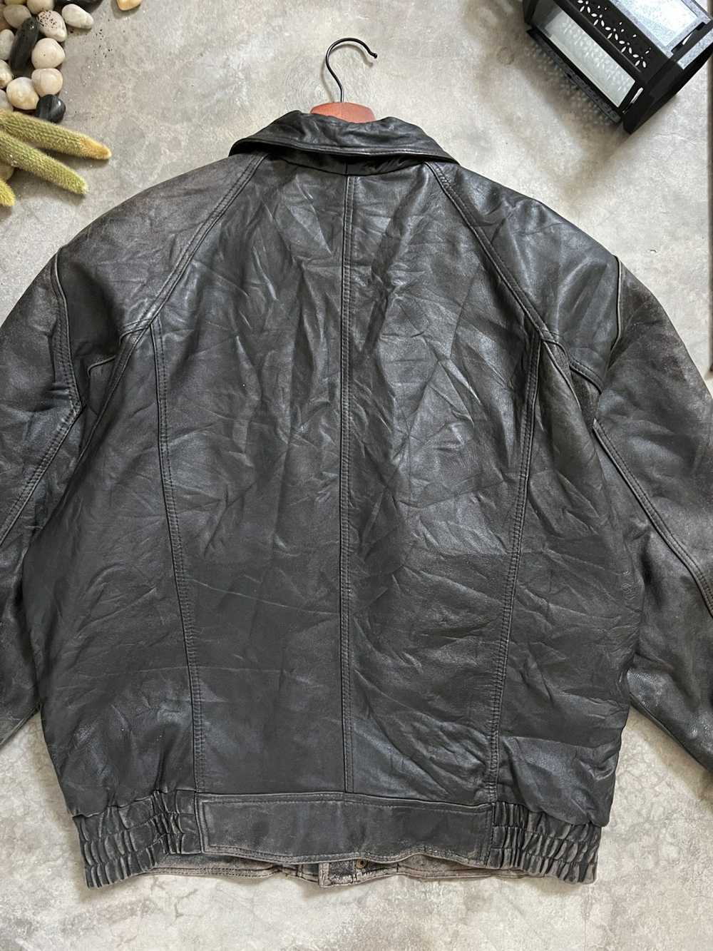 Leather Jacket × Streetwear × Vintage VTG 🖤 Vint… - image 6