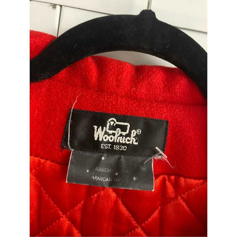 Woolrich Woolen Mills Woolrich 100% Wool Red Long… - image 4
