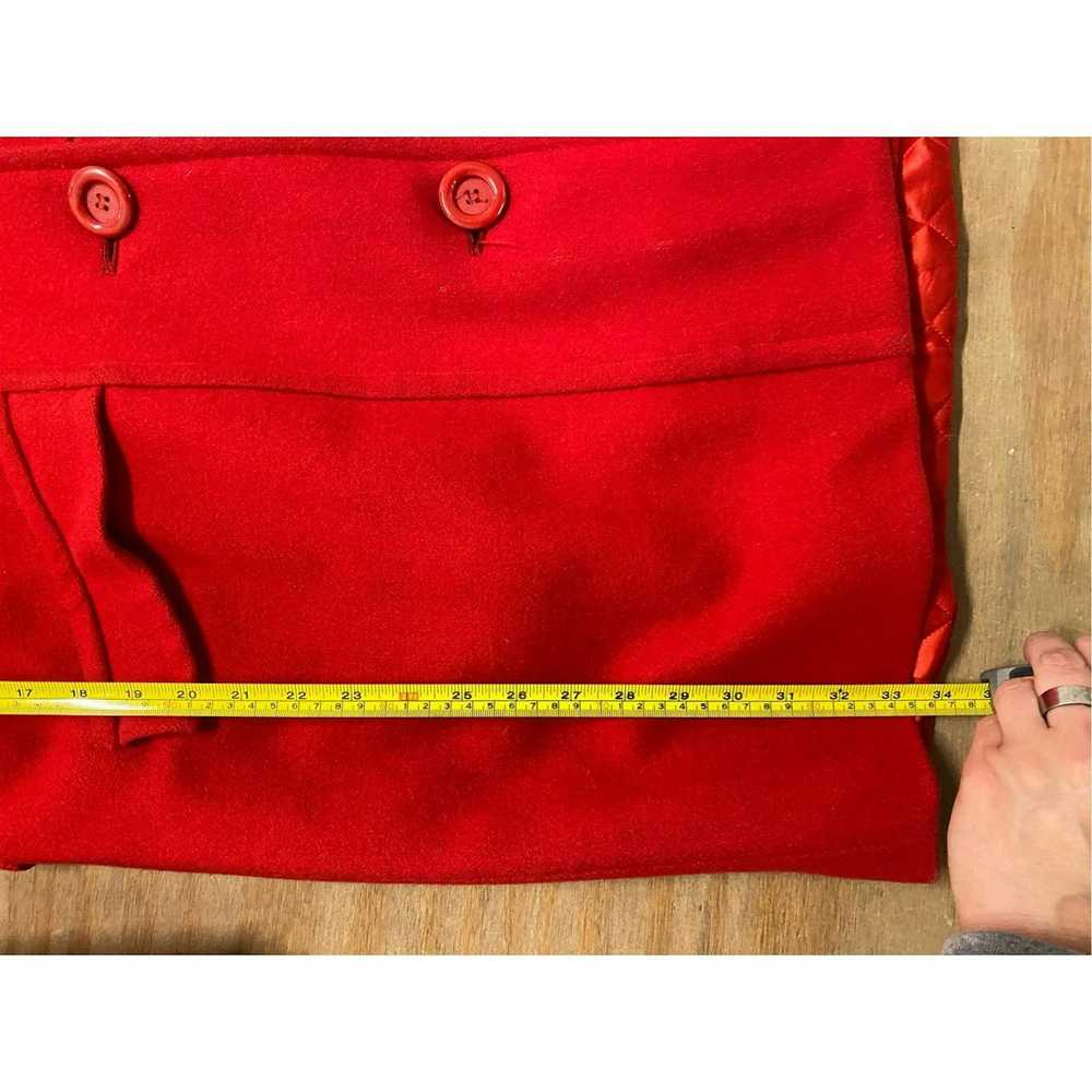 Woolrich Woolen Mills Woolrich 100% Wool Red Long… - image 6
