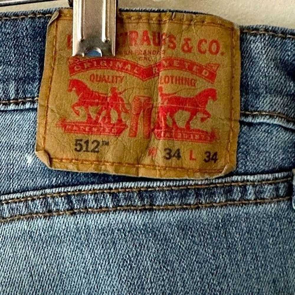 Streetwear Levi’s Strauss & Co 512 Medium Wash Je… - image 4