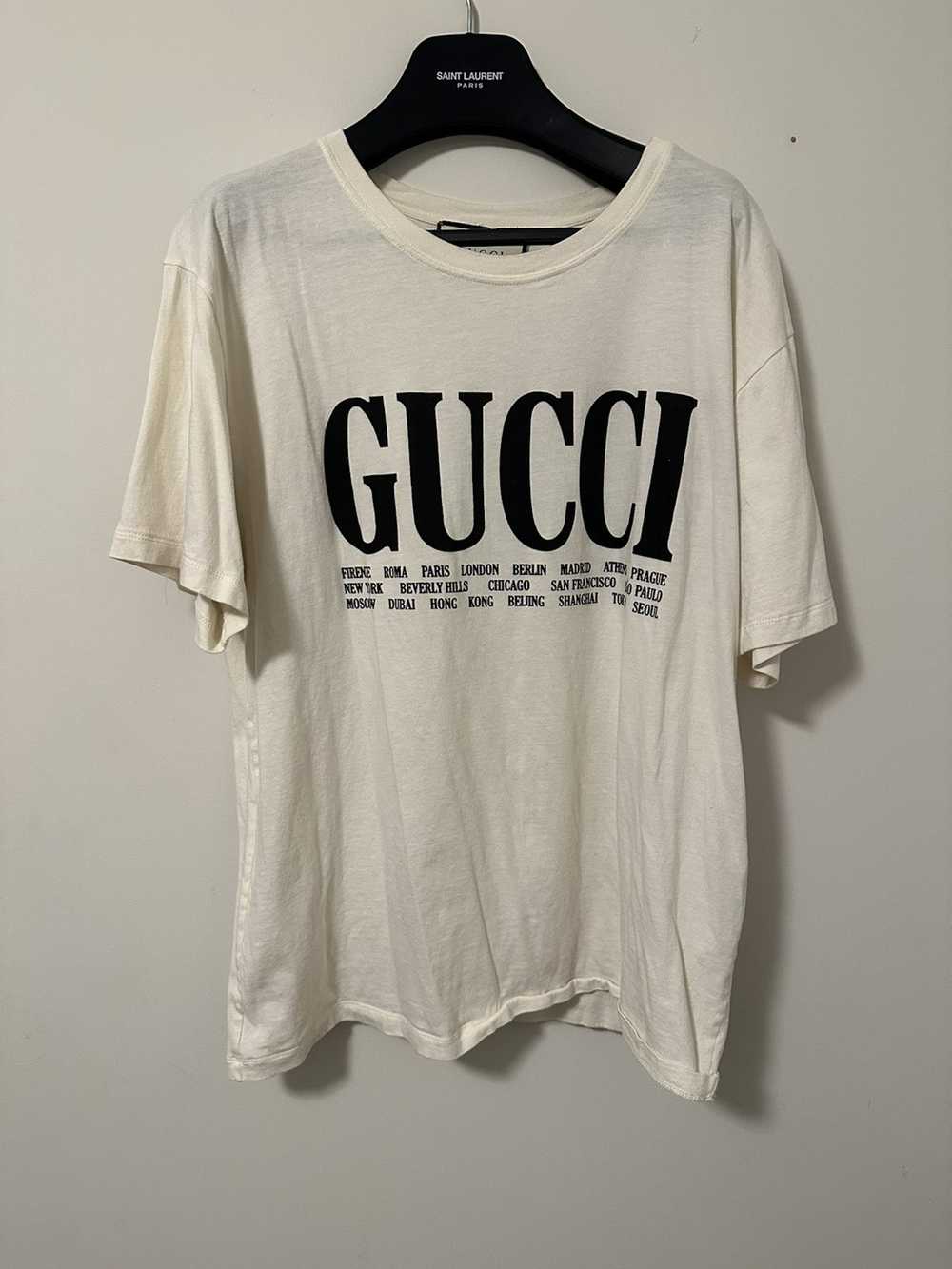 Gucci Gucci Cities Print T-Shirt - image 1
