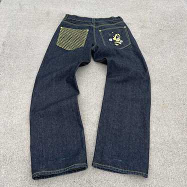 Insane Coogi Hip Hop Baggy Embroidered Bee Denim Jeans sold