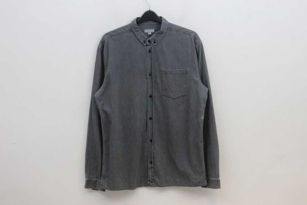 Other COS Button Up Over Shirt Denim Jacket Grey … - image 1