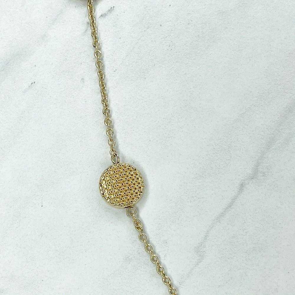 Other Charming Charlie Gold Tone Waffle Beaded St… - image 4