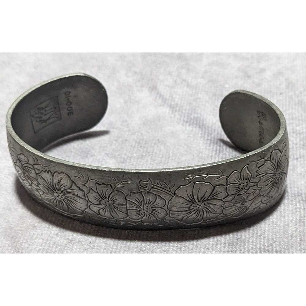 Other Vintage Kirk Stieff Pewter Cosmos Floral Br… - image 2