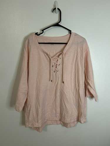 Tommy Hilfiger Tommy Hilfiger Womens Pink Blouse … - image 1