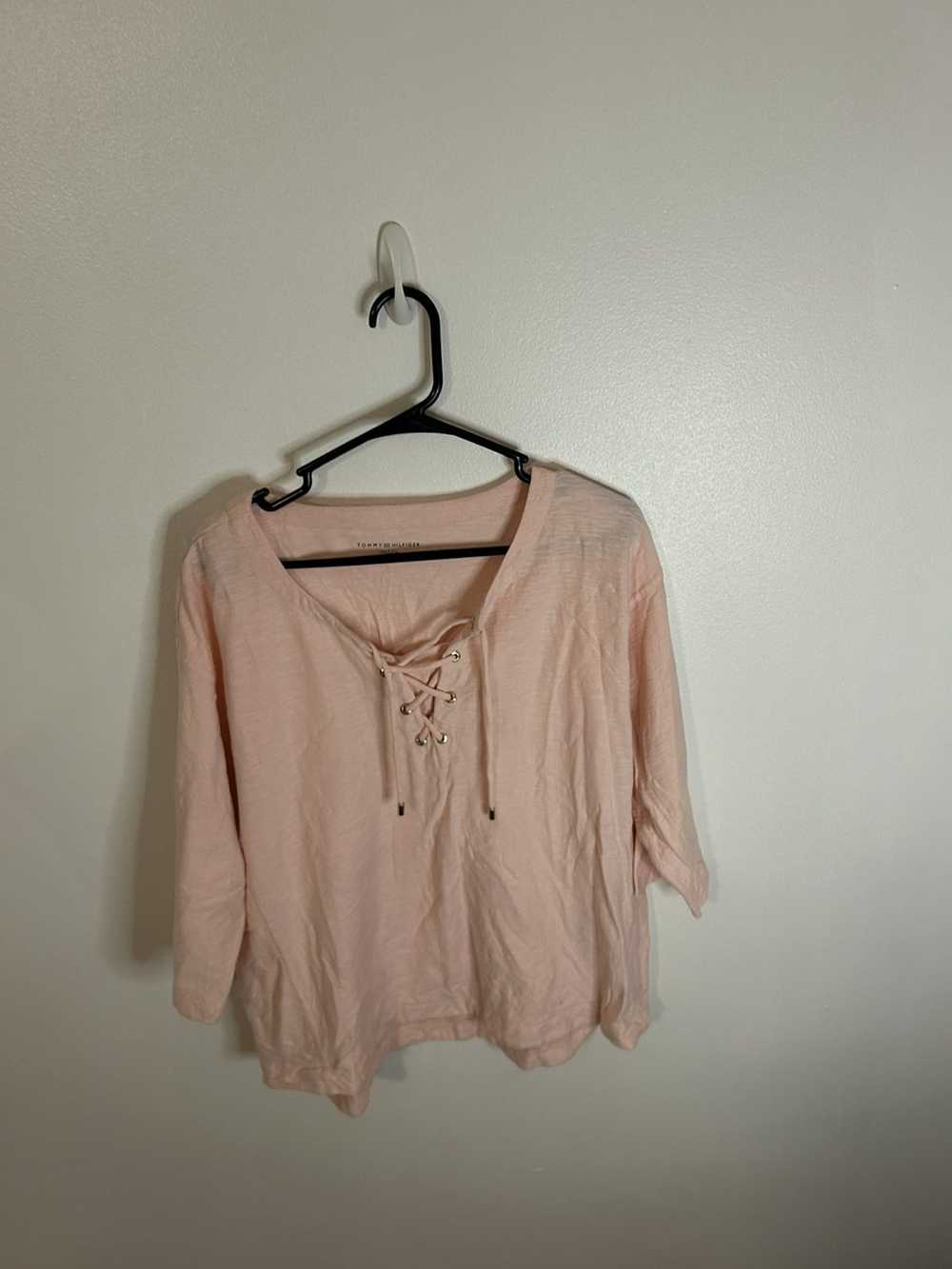 Tommy Hilfiger Tommy Hilfiger Womens Pink Blouse … - image 3