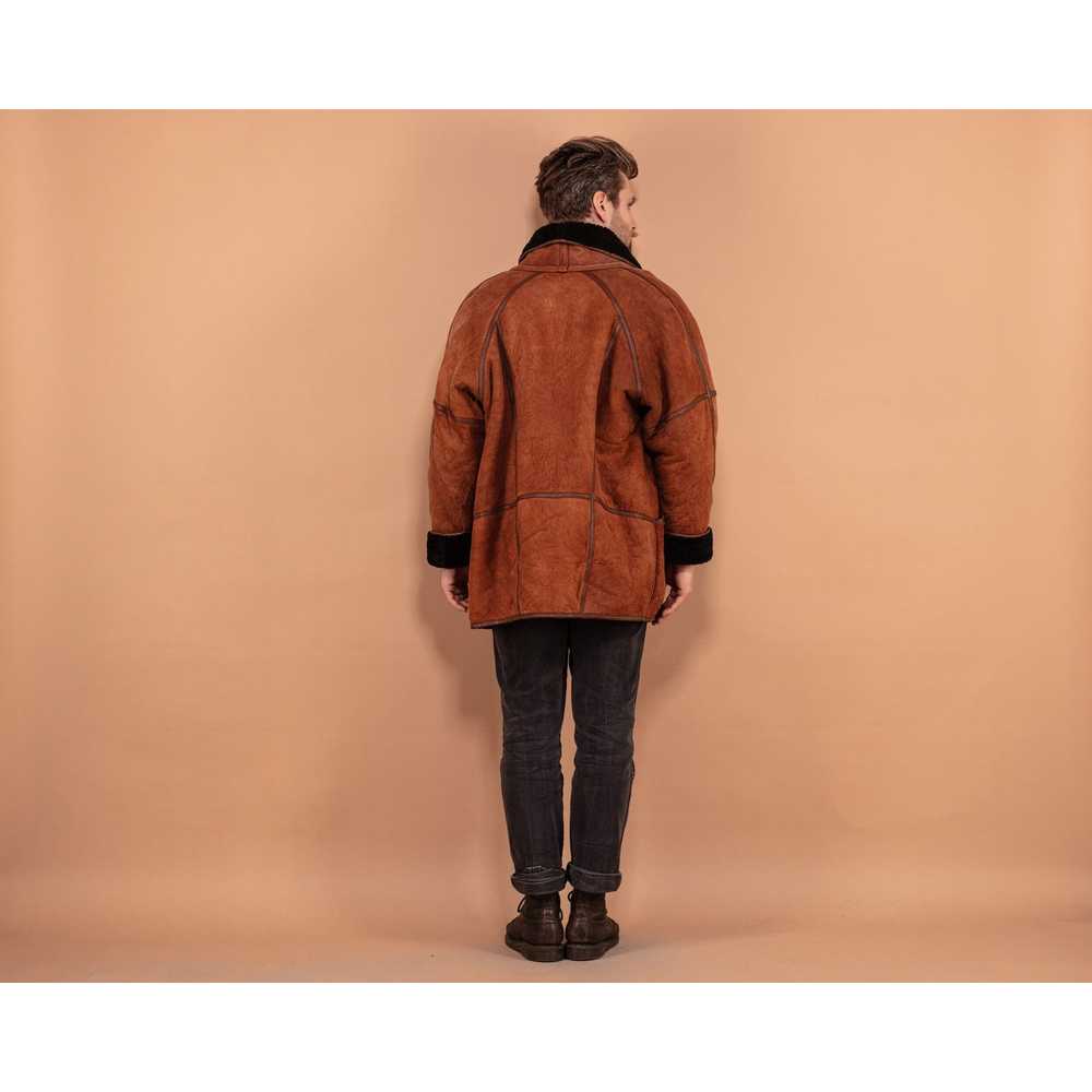 Retro Jacket × Sheepskin Coat × Vintage Vintage 8… - image 3