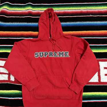 Supreme Supreme The Most Hooded Sweatshirt Red Me… - image 1