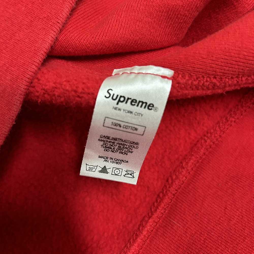 Supreme Supreme The Most Hooded Sweatshirt Red Me… - image 6