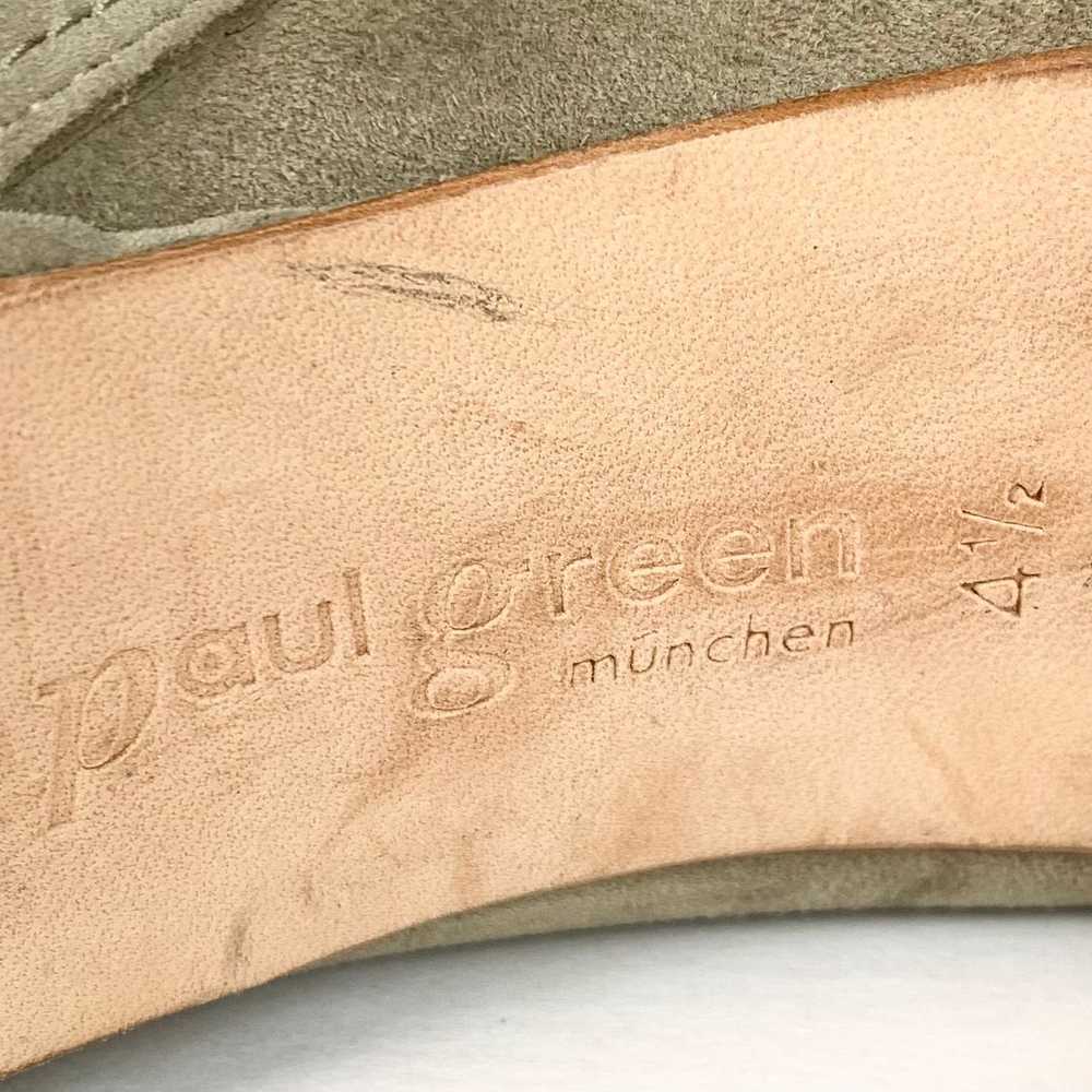 Other Paul Green Suede Platform Peep Toe Booties … - image 10