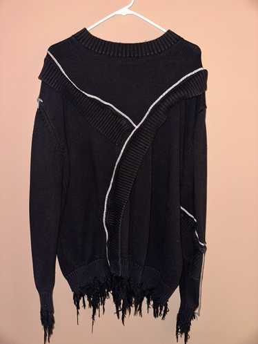 Avant Garde × Japanese Brand Distressed sweater
