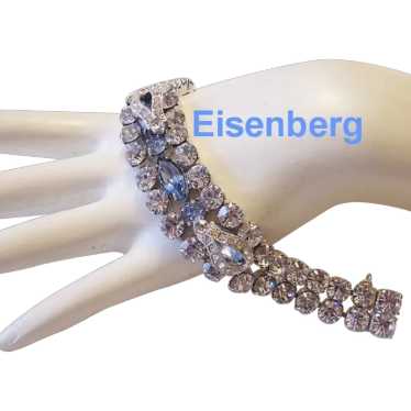 EISENBERG Elegant Diamond Like & Baby BLUE Sparkl… - image 1