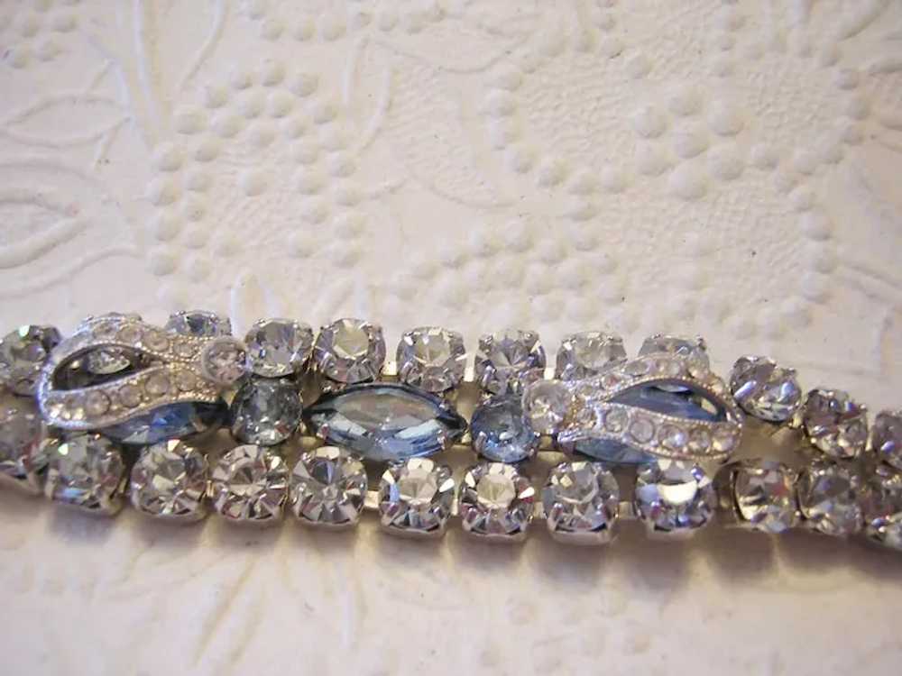 EISENBERG Elegant Diamond Like & Baby BLUE Sparkl… - image 9