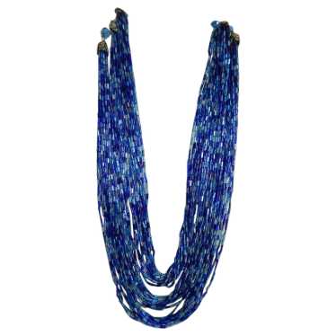 Hobe Multi Strand Glass Bead Necklace