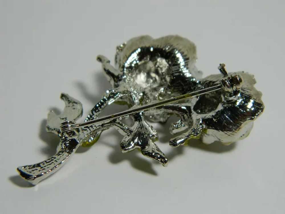 Double Rose Brooch - image 3