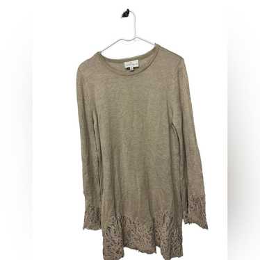 Belle France Lace Tunic Sweater Dress - image 1